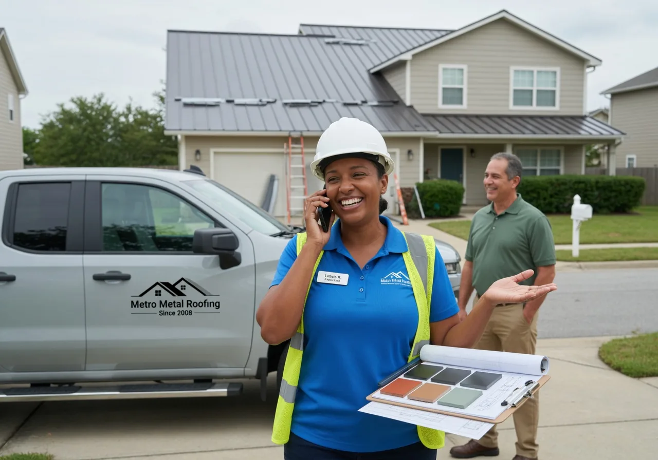 Storm Damage Metal Roof Repair in Gallina, NM